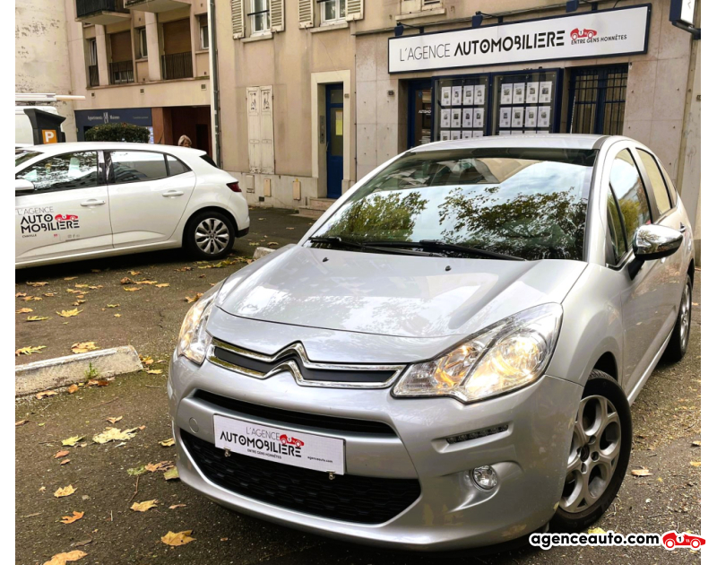 Aankoop Gebruikte Auto, Goedkope Gebruikte Auto | Agence Auto Citroen C3 1.2 110 PURETECH S&S FEEL EDITION *1ERE MAIN* Gris Jaar 2015 Manuelle Essence