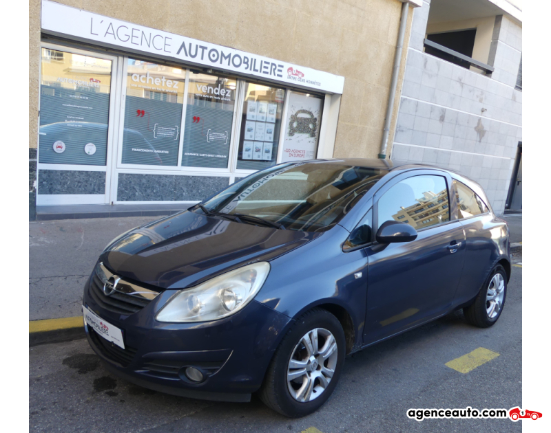 Achat voiture occasion, Auto occasion pas cher | Agence Auto Opel Corsa IV 1.2 TWINPORT ENJOY EASY 3P Argent Année 2008 Automatique Essence