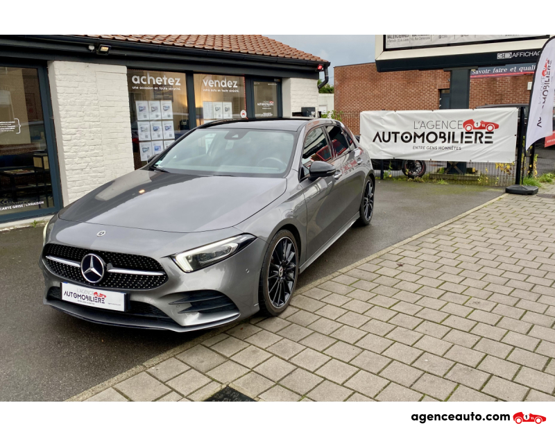 Achat voiture occasion, Auto occasion pas cher | Agence Auto Mercedes Classe A IV 200 9CV AMG LINE 7G-DCT Gris Année 2021 Automatique Essence