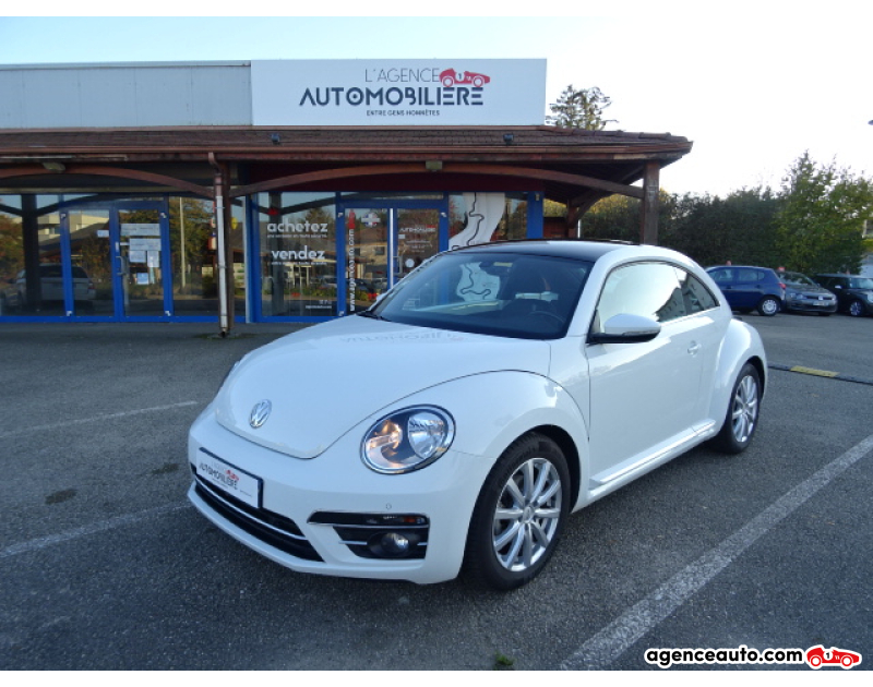 Achat voiture occasion, Auto occasion pas cher | Agence Auto Volkswagen Coccinelle 1.2 TSI 105 DESIGN Blanc Année 2017 Manuelle Essence