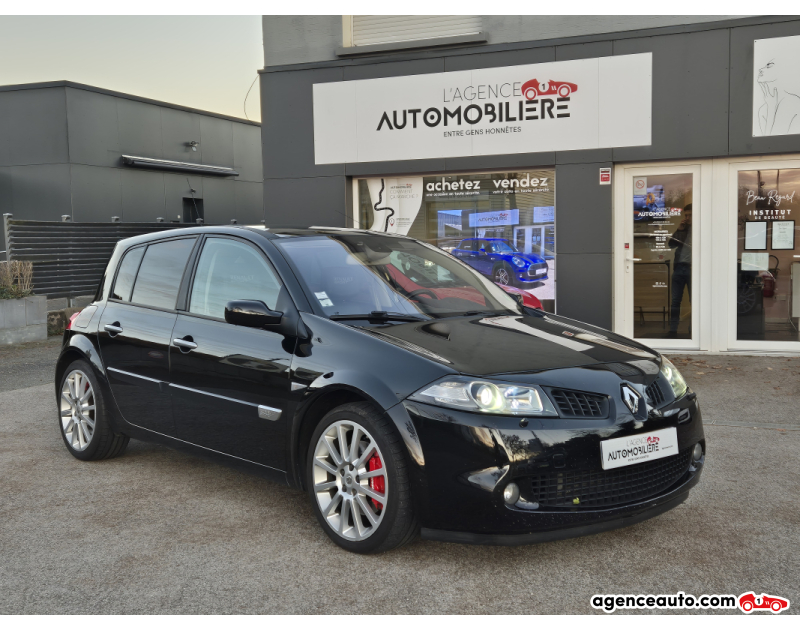 Compra de Coches Usados, Coches Usados Baratos %'|'% Agence Auto Renault Megane 2.0 T 225 ch Renault Sport RS - 5 Portes - Noir Año 2008 Manuelle Essence