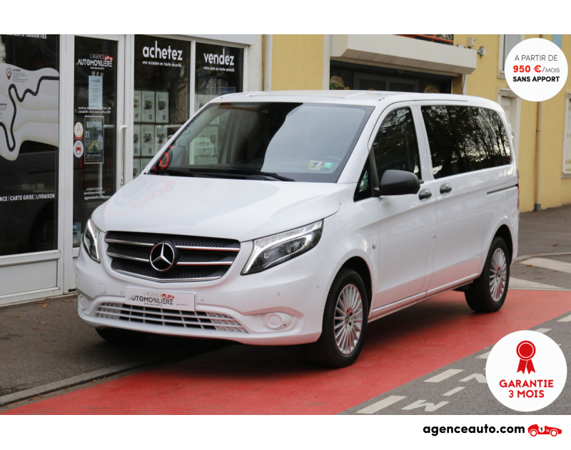 Achat voiture occasion, Auto occasion pas cher | Agence Auto Mercedes Vito 119 CDI Mixto Compact Select 4Matic 7G-TRONIC (Attelage,Portes latérales coulissantes) Blanc Année 2019 Automatique Diesel