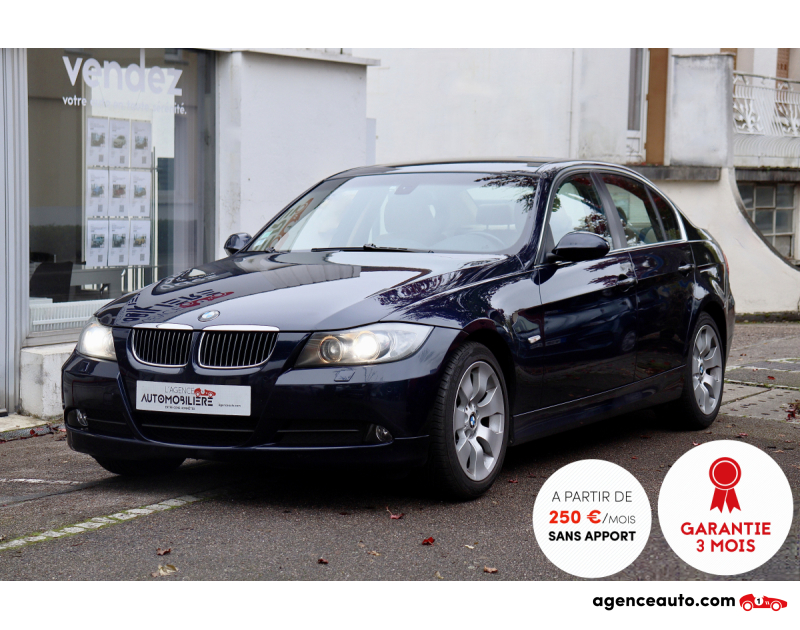 Achat voiture occasion, Auto occasion pas cher | Agence Auto Bmw Série 3 (E90) 330xd 3.0 d  231 Luxe BVA6 (Sièges Chauffants,GPS,Radars) Bleu Année 2008 Automatique Diesel