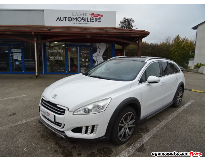 Compra de Coches Usados, Coches Usados Baratos %'|'% Agence Auto Peugeot 508 SW RXH 2.0 E-HDI HYBRID4 200H 165 FULL-HYBRID 4X4 BMP BVA Blanc Año 2013 Automatique Hybride