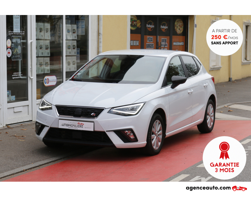 Achat voiture occasion, Auto occasion pas cher | Agence Auto Seat Ibiza 1.0 TSI 95 Xcellence BVM (Carplay, Sièges chauffants, ACC) Blanc Année 2018 Manuelle Essence