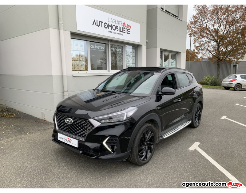 Achat voiture occasion, Auto occasion pas cher | Agence Auto Hyundai Tucson III (2) 1.6 CRDi 16V DCT7 136 cv N-Line Noir Année 2019 Automatique Diesel