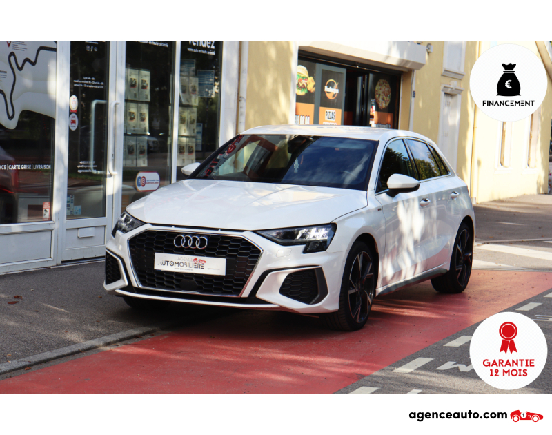 Compra de Carros Usados, Carros Usados Baratos | Auto Immo Audi A3 Sportback 1.5 TFSI 150 Mild Hybrid S Line S-Tronic7 (CarPlay,ACC,Méplat) Blanc Ano 2021 Automatique Essence