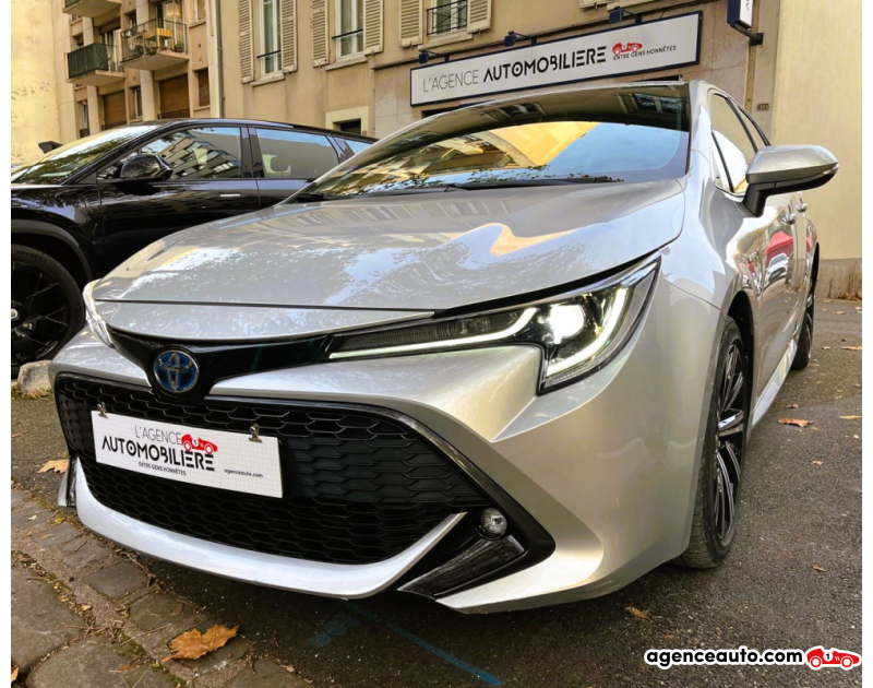 Compra de Coches Usados, Coches Usados Baratos %'|'% Agence Auto Toyota Corolla XII HYBRIDE 122H 5CV DESIGN *Caméra, CarPlay* Argent Año 2021 Automatique Hybride