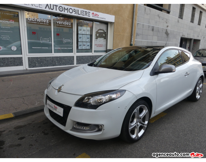 Gebrauchtwagenkauf, Günstige Gebrauchtwagen | Automobilienagentur Renault Megane coupe III (3) COUPE 2.0 DCI 165 FAP GT Blanc Jahr 2013 Manuelle Diesel