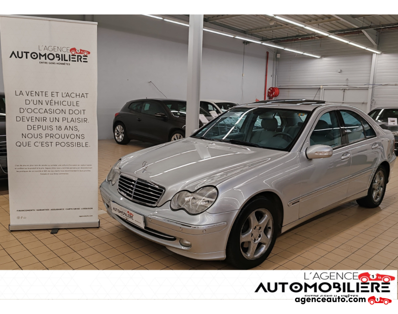 Gebrauchtwagenkauf, Günstige Gebrauchtwagen | Automobilienagentur Mercedes Classe C 220 CDi 2.2 CDI 16V 143 cv AVANTGARDE Argent Jahr 2003 Automatique Diesel