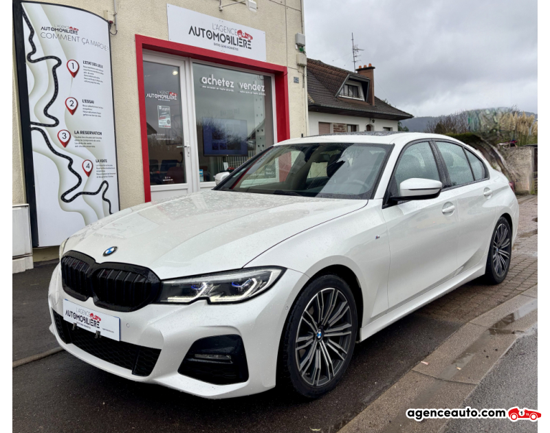 Acquisto Auto Usate, Auto Usate Economiche | Agenzia Automobiliare Bmw Série 3 (G20) M-Sport 320d 2.0 d 16V Steptronic8 190 cv Toit Ouvrant Blanc Anno 2019 Automatique Diesel