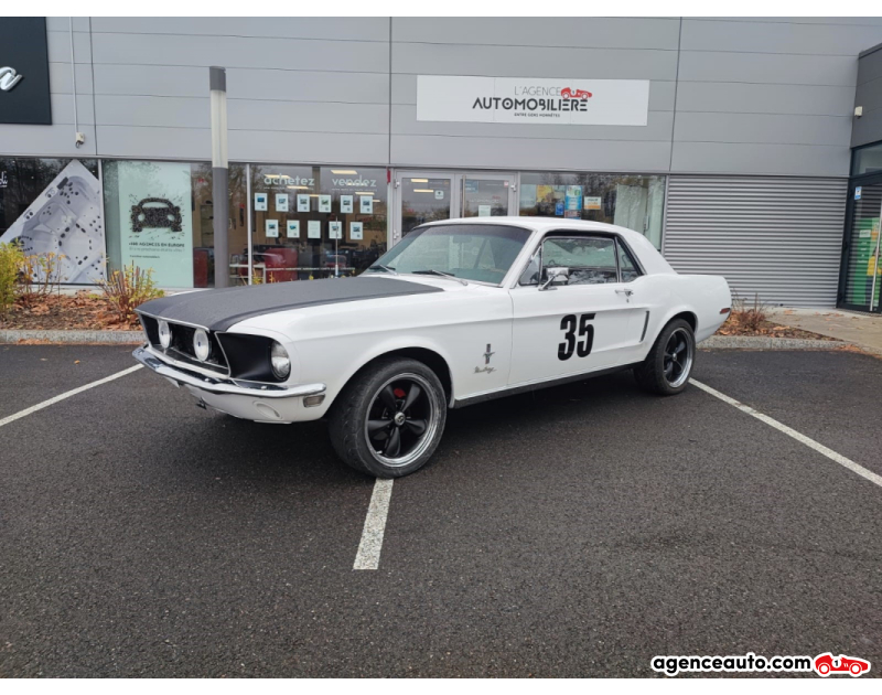Acquisto Auto Usate, Auto Usate Economiche | Agenzia Automobiliare Ford Mustang 4.7 V8 Coupé 210cv 289ci Bianca Anno 1968 Automatico Benzina