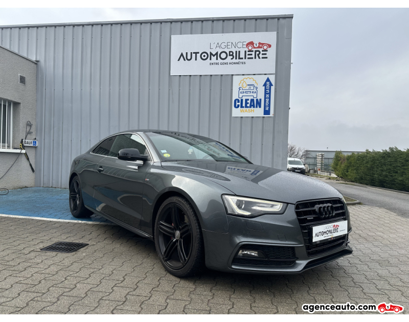 Gebrauchtwagenkauf, Günstige Gebrauchtwagen | Automobilienagentur Audi A5 3.0 TDI 245CV S-LINE QUATTRO Gris Jahr 2014 Automatique Diesel