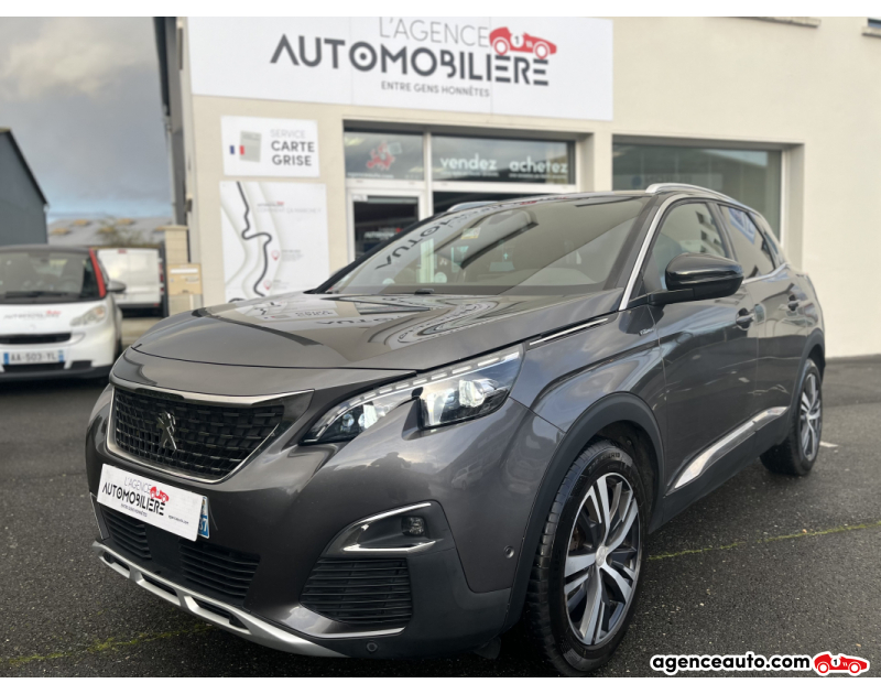 Acquisto Auto Usate, Auto Usate Economiche | Agenzia Automobiliare Peugeot 3008 1.2 PureTech 130Ch GT LINE - DISTRIBUTION FAITE - ORIGINE FRANCE Gris Anno 2017 Manuelle Essence