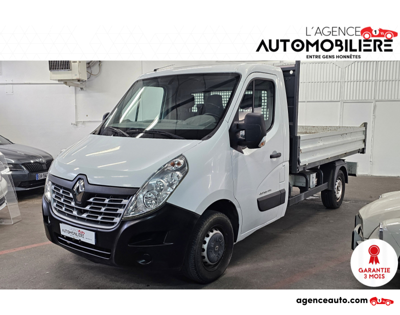 Achat voiture occasion, Auto occasion pas cher | Agence Auto Renault Master Benne 2.3 DCI 165ch - TVA récupérable Blanc Année 2016 Manuelle Diesel