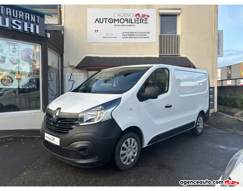 Achat voiture occasion, Auto occasion pas cher | Agence Auto Renault Trafic FOURGON 1.6 DCI 120 1T0 L1H1 GRAND-CONFORT Blanc Année 2018 Manuelle Diesel