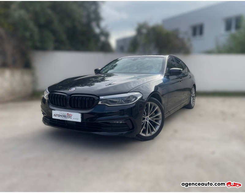 Achat voiture occasion, Auto occasion pas cher | Agence Auto Bmw Série 5 530e Hybride Rechargeable Luxury Line GARANTIE 1 an Noir Année 2020 Automatique Hybride