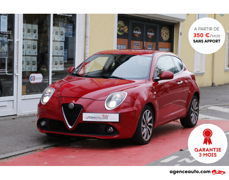 Achat voiture occasion, Auto occasion pas cher | Agence Auto Alfa Romeo Mito 1.4 TB MultiAir 140 Lusso BVA (Distribution à jour, GPS, BT, Cuir) Rouge Année 2018 Automatique Essence