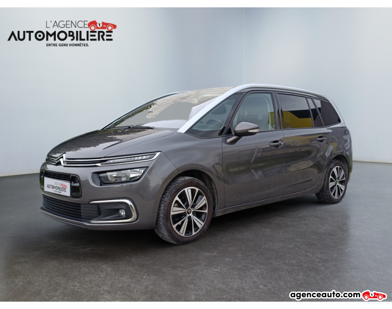 Achat voiture occasion, Auto occasion pas cher | Agence Auto Citroen Grand C4 Picasso Feel 1.6 bluehdi 120 bvm6 Gris Année 2018 Manuelle Diesel