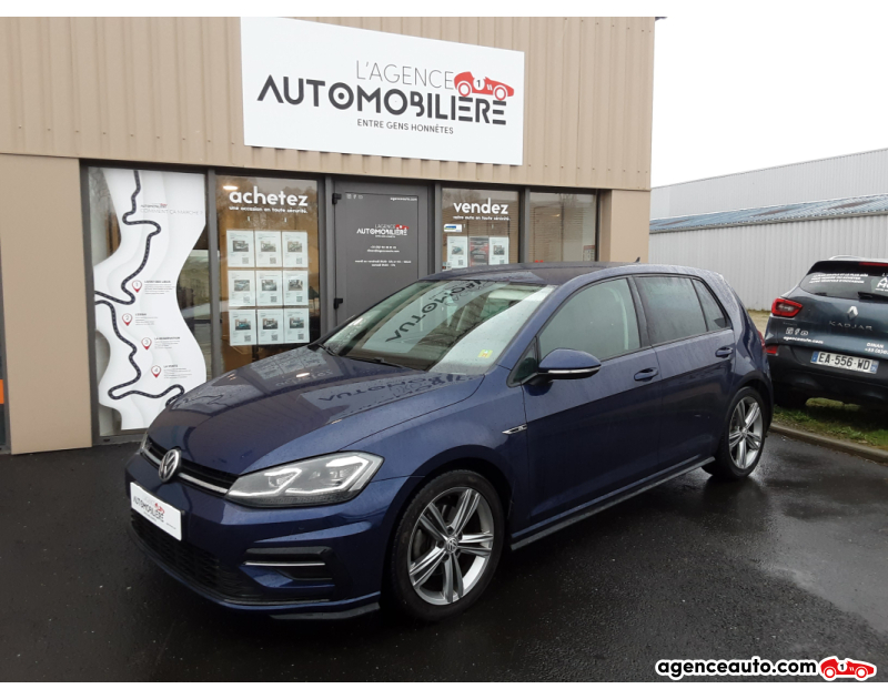 Compra de Carros Usados, Carros Usados Baratos | Auto Immo Volkswagen Golf 1.4 TSI 125 DSG 7 CARAT R-LINE Bleu Ano 2018 Automatique Essence