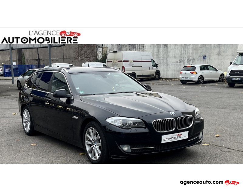 Achat voiture occasion, Auto occasion pas cher | Agence Auto Bmw Série 5 2.0 D Touring 184Cv Noir Année 2013 Automatique Diesel