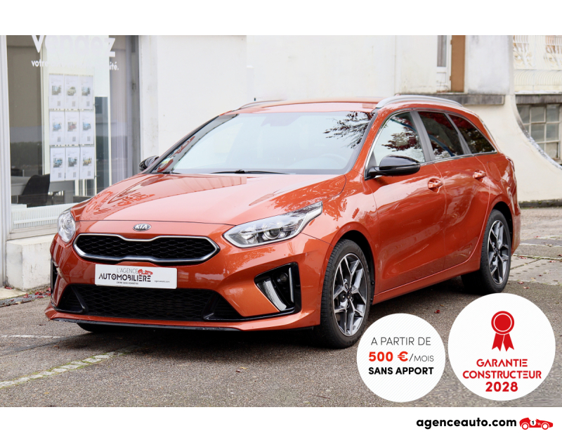 Aankoop Gebruikte Auto, Goedkope Gebruikte Auto | Agence Auto Kia Ceed SW Ph2 1.5 T-GDI 160 GT Line DCT7 (Carplay,Caméra,Virtual Cockpit) Orange Jaar 2021 Automatique Essence