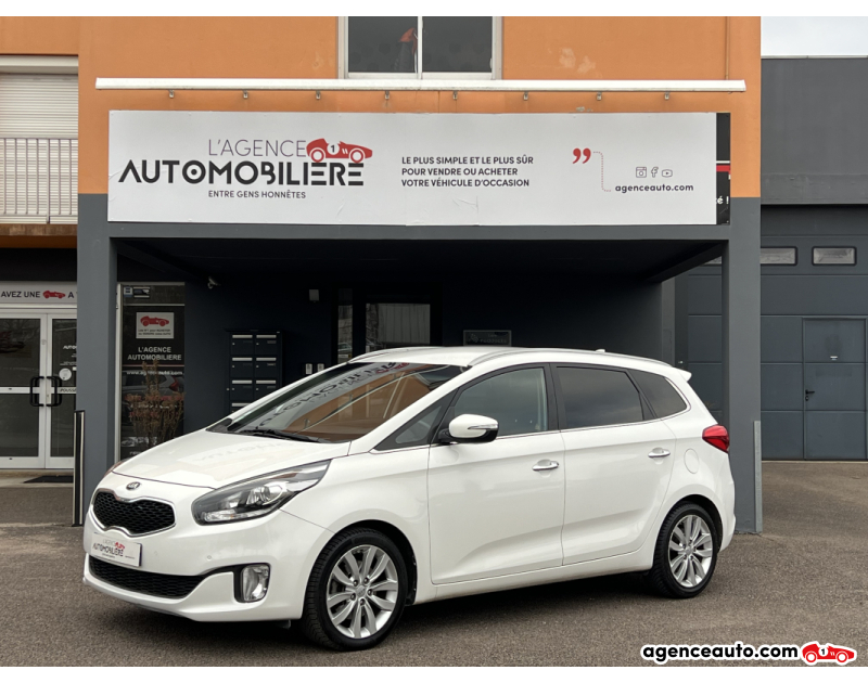 Compra de Coches Usados, Coches Usados Baratos %'|'% Agence Auto Kia Carens IV 1.7 CRDi 115 CV UEFA EURO 7 Places 1ère main Blanc Año 2016 Manuelle Diesel