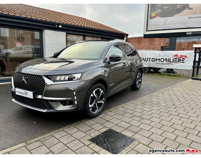Compra de Coches Usados, Coches Usados Baratos %'|'% Agence Auto DS DS7 CROSSBACK 2.0 BLUEHDI 180 BVA RIVOLI TOIT OUVRANT Gris Año 2018 Automatique Diesel