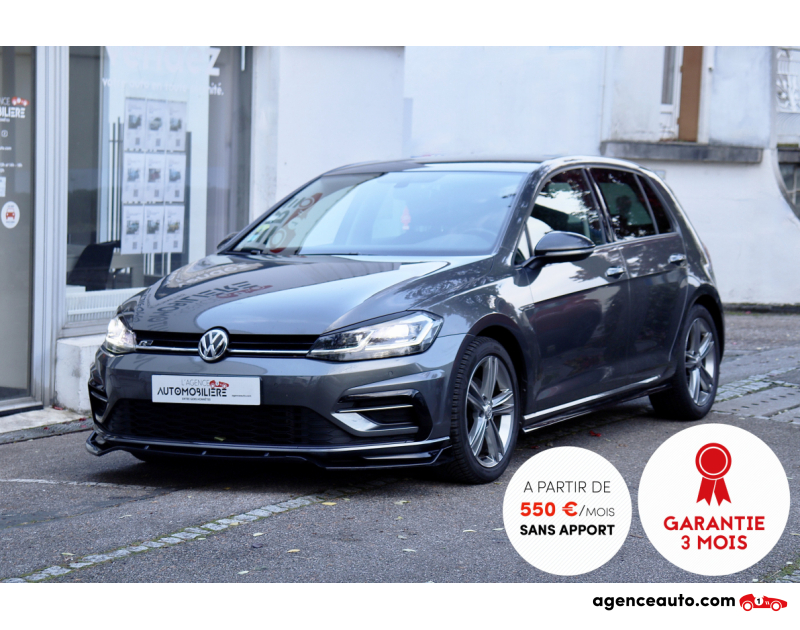 Gebrauchtwagenkauf, Günstige Gebrauchtwagen | Automobilienagentur Volkswagen Golf VII Facelift 2.0 TDI 150 R-Line DSG7 (CarPlay,Caméra,ACC) Gris Jahr 2019 Automatique Diesel