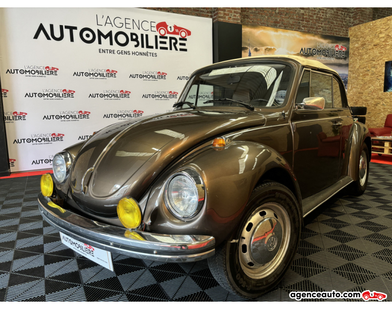 Achat voiture occasion, Auto occasion pas cher | Agence Auto Volkswagen Coccinelle Cabriolet 1303 LS Marron Année 1975 Manuelle Essence
