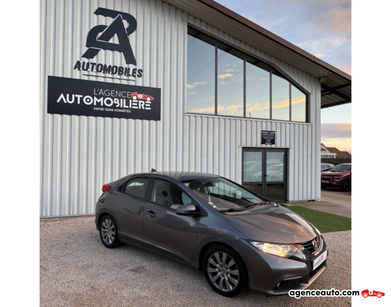 Compra de Coches Usados, Coches Usados Baratos %'|'% Agence Auto Honda Civic HONDA CIVIC 1.8 VTEC ph 1 - 142 cv Gris Año 2013 Manuelle Essence