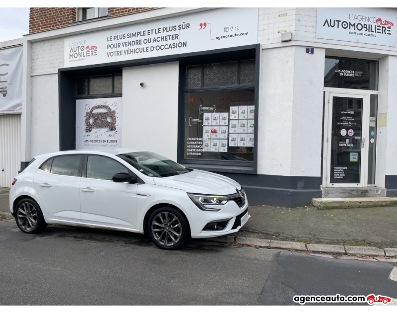 Achat voiture occasion, Auto occasion pas cher | Agence Auto Renault Megane IV Hatchback 1.2 TCe 16V 100 cv GARANTIE 12 MOIS Blanc Année 2017 Manuelle Essence