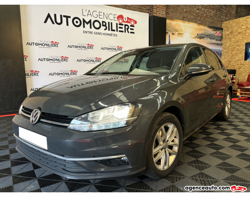 Aankoop Gebruikte Auto, Goedkope Gebruikte Auto | Agence Auto Volkswagen Golf VII 1.6 TDI 115 Blue Motion ConfortLine Business DSG 7 Gris Jaar 2017 Automatique Diesel