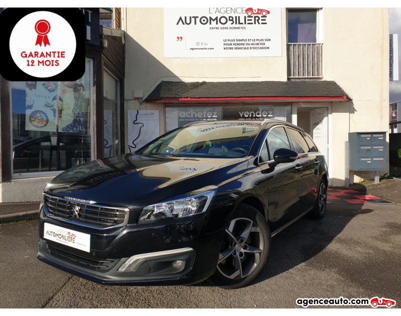Acquisto Auto Usate, Auto Usate Economiche | Agenzia Automobiliare Peugeot 508 SW 2.0 BLUEHDI 180 ALLURE EAT BVA6 Noir Anno 2017 Automatique Diesel