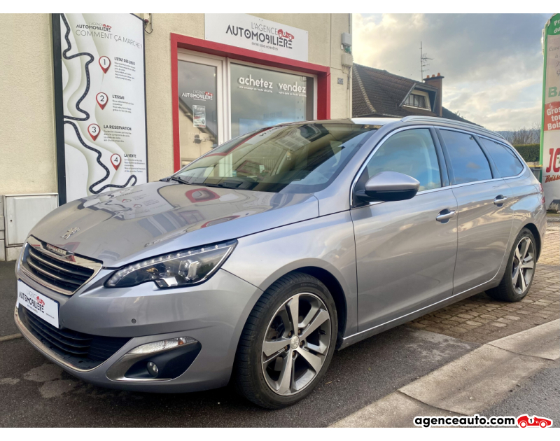 Compra de Coches Usados, Coches Usados Baratos %'|'% Agence Auto Peugeot 308 SW 2.0 BLUEHDI 150 FELINE Toit Panoramique Gris Año 2015 Automatique Diesel