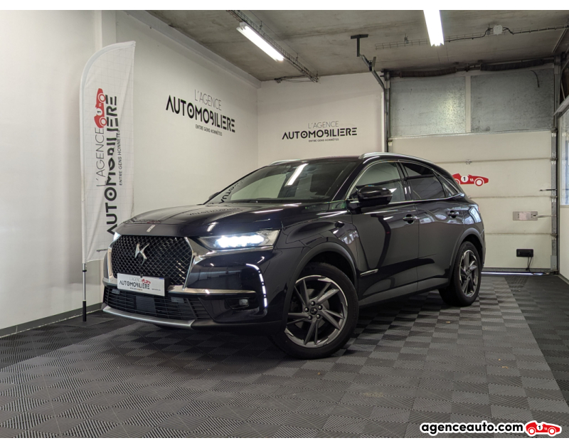 Aankoop Gebruikte Auto, Goedkope Gebruikte Auto | Agence Auto DS DS7 CROSSBACK 1.6 PURETECH 225 GRAND CHIC + TOIT OUVRANT PANORAMIQUE Bleu Jaar 2018 Automatique Essence