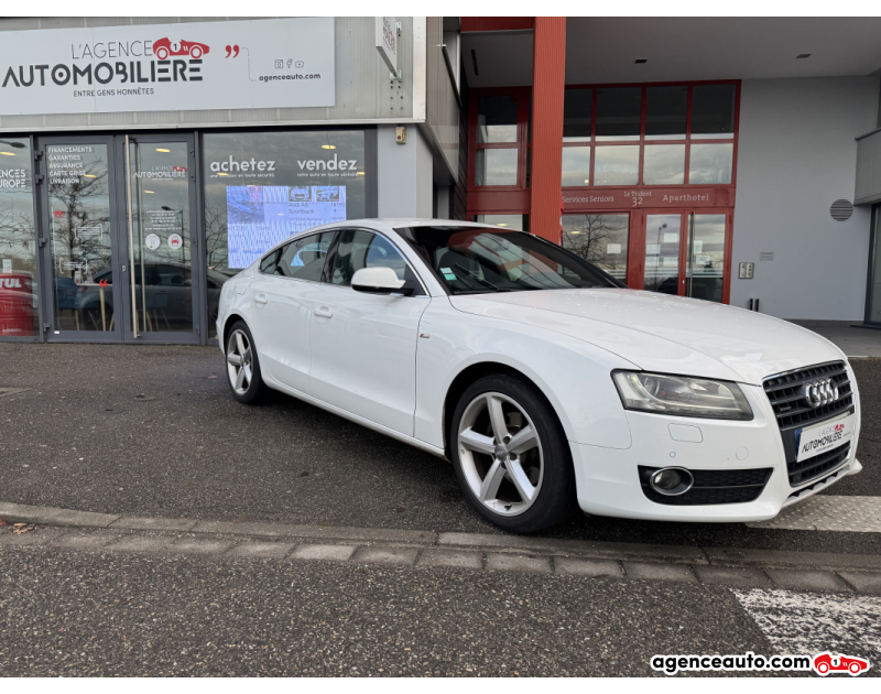 Compra de Carros Usados, Carros Usados Baratos | Auto Immo Audi A5 Sportback 2.0 TDi FAP 170 cv Sportback Quattro S LINE Blanc Ano 2011 Manuelle Diesel