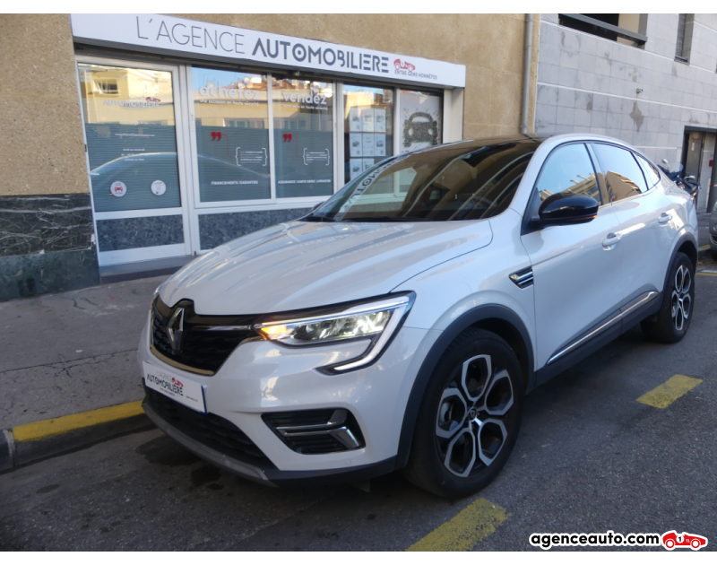 Achat voiture occasion, Auto occasion pas cher | Agence Auto Renault Arkana 1.6 E-TECH 145 TECHNO 22 Blanc Année 2023 Automatique Hybride
