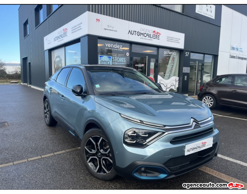 Achat voiture occasion, Auto occasion pas cher | Agence Auto Citroen C4 III E-C4 136CV BOITE AUTO CAMÉRA DE RECUL/TOIT PANO - GARANTIE 12 MOIS Bleu Année 2022 Automatique Électrique