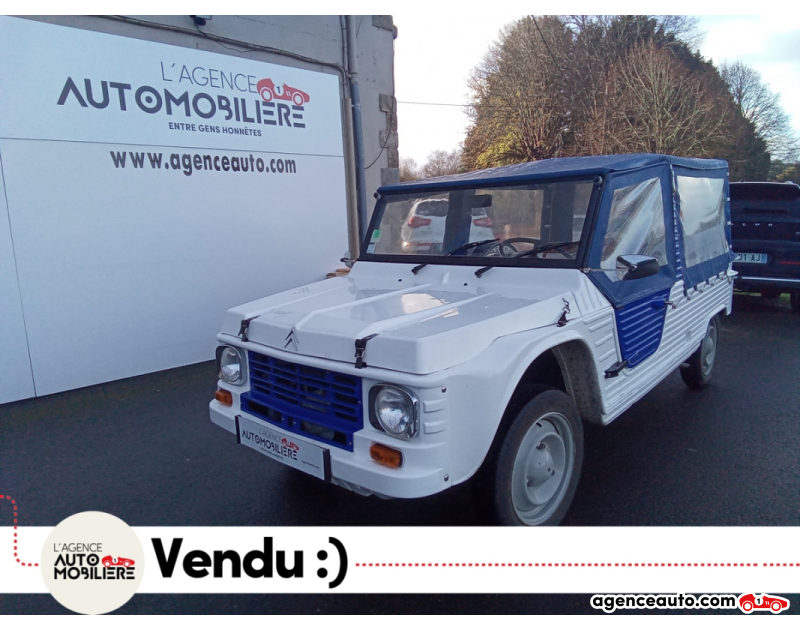 Acquisto Auto Usate, Auto Usate Economiche | Agenzia Automobiliare Citroen Mehari Type Azur 602 CM³  BACHE Blanc Anno 1979 Manuelle Essence