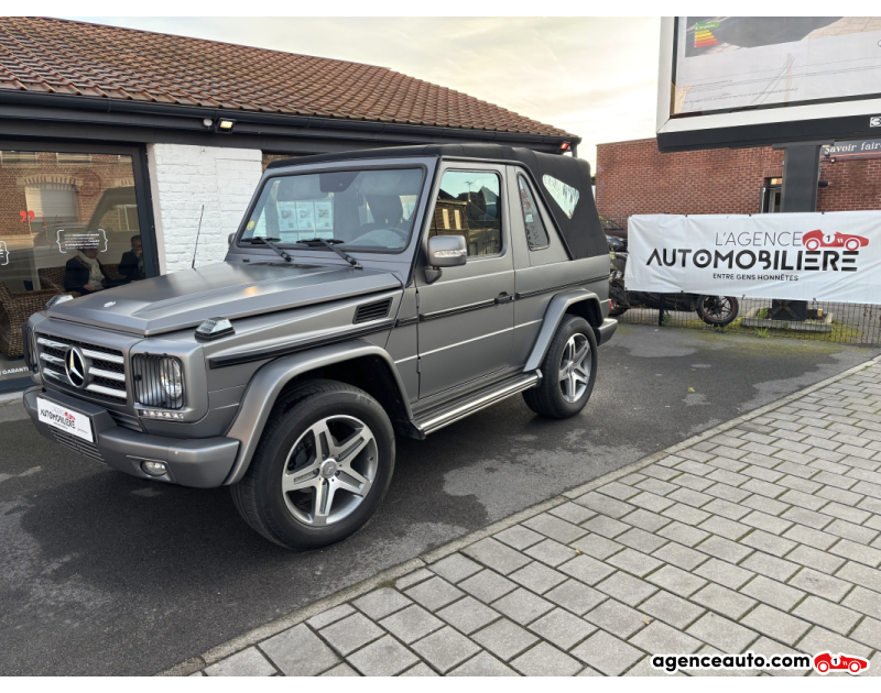 Achat voiture occasion, Auto occasion pas cher | Agence Auto Mercedes Classe G CABRIOLET 350 BLUETEC 7G-TRONIC GRIS MAT Argent Année 2011 Automatique Diesel