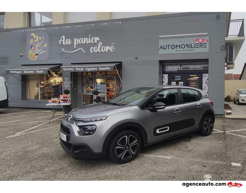 Compra de Coches Usados, Coches Usados Baratos %'|'% Agence Auto Citroen C3 C3 GENERATION-III 1.2 PURETECH 80 FEEL START-STOP Gris Año 2022 Manuelle Essence