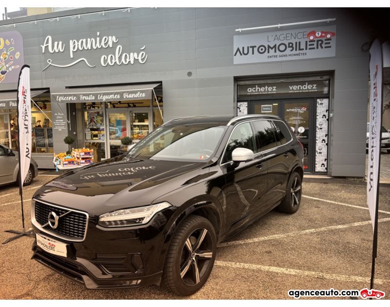 Achat voiture occasion, Auto occasion pas cher | Agence Auto Volvo XC90 D5 AWD  235 CH R-DESIGN 7 PLACES Noir Année 2018 Automatique Diesel