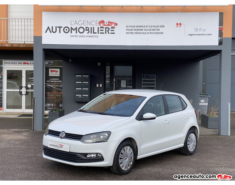 Compra de Carros Usados, Carros Usados Baratos | Auto Immo Volkswagen Polo V Phase 2 1.0 i 60 CV TRENDLINE Blanc Ano 2015 Manuelle Essence