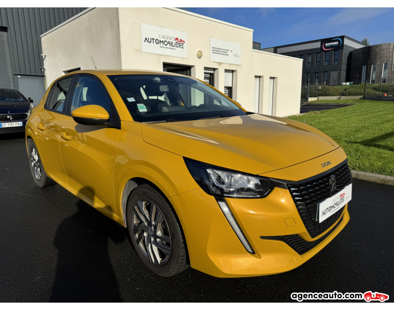 Achat voiture occasion, Auto occasion pas cher | Agence Auto Peugeot 208 II 1.2 100 BVM6 Active Business | GARANTIE 12 MOIS Jaune Année 2020 Manuelle Essence