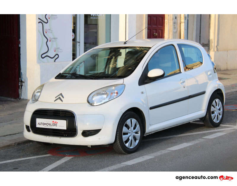 Compra de Coches Usados, Coches Usados Baratos %'|'% Agence Auto Citroen C1 1.0 70 CONFORT ( Moteur à chaîne, Clim, Bluetooth ... ) Blanc Año 2011 Manuelle Essence