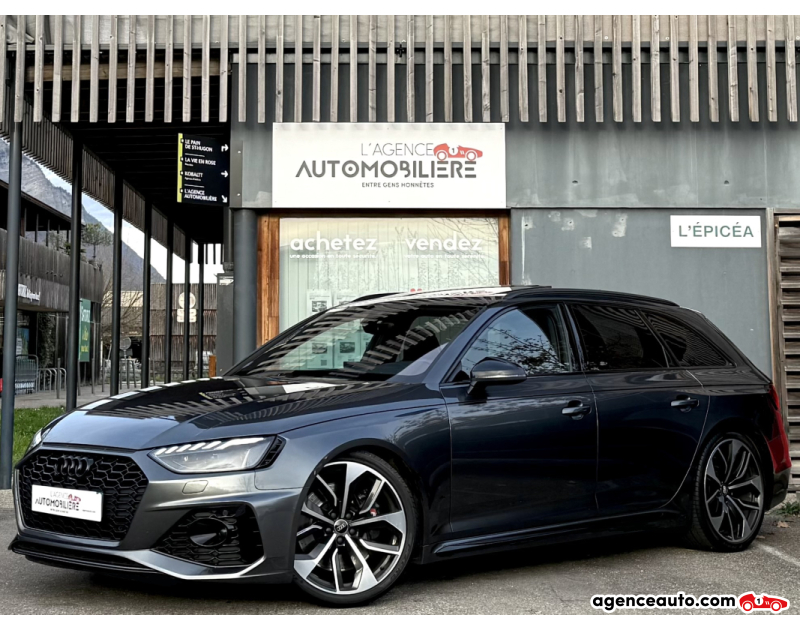 Gebrauchtwagenkauf, Günstige Gebrauchtwagen | Automobilienagentur Audi RS4 Avant (2) 2.9 TFSI 450ch Quattro Tiptronic 8 - Origine France - Suivi Audi Gris Jahr 2020 Automatique Essence