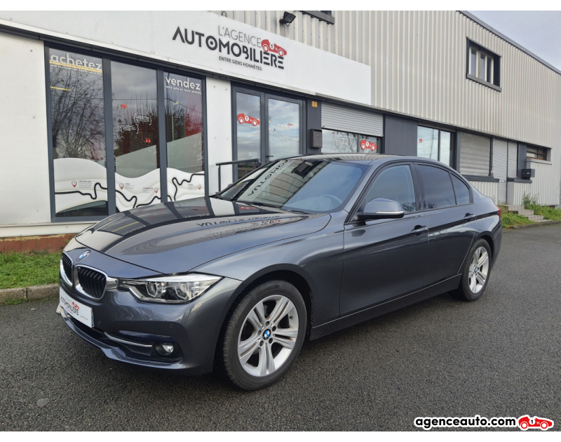 Compra de Coches Usados, Coches Usados Baratos %'|'% Agence Auto Bmw Série 3 318 DA 150CH SPORTLINE Gris Año 2019 Automatique Diesel