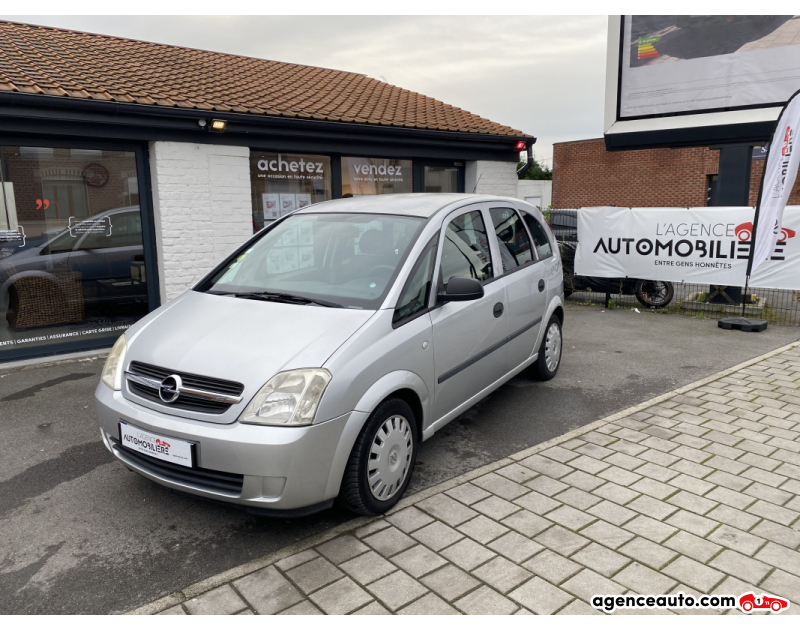 Aankoop Gebruikte Auto, Goedkope Gebruikte Auto | Agence Auto Opel Meriva 1.4 90 TWINPORT ESSENTIA Argent Jaar 2005 Manuelle Essence