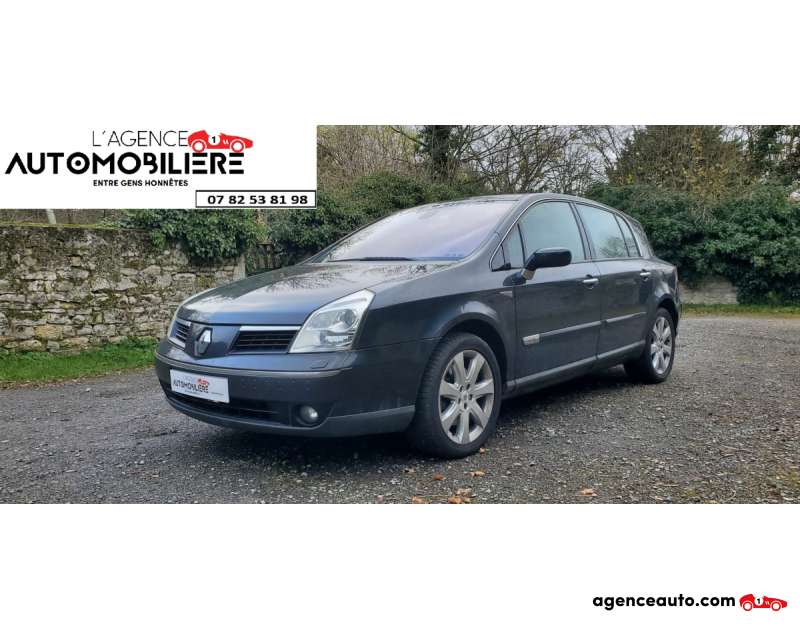 Achat voiture occasion, Auto occasion pas cher | Agence Auto Renault Vel Satis 3.5 V6 Initiale BVA Gris Année 2005 Automatique Essence